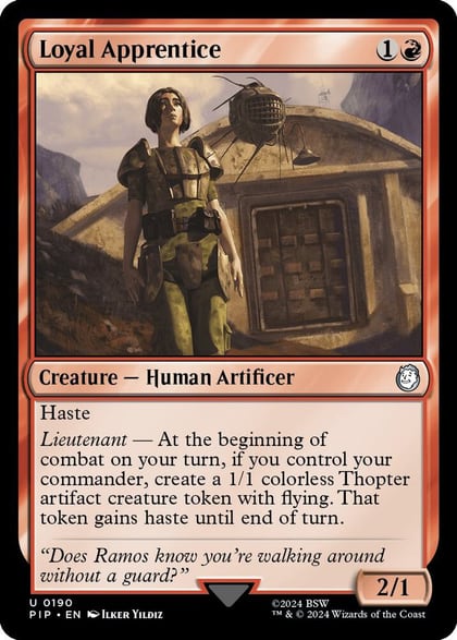 Loyal Apprentice, Universes Beyond: Fallout 190
