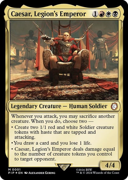 Caesar, Legion's Emperor, Universes Beyond: Fallout 1