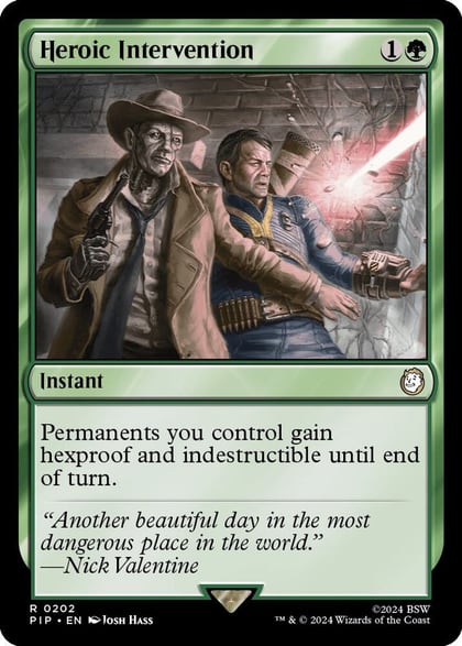 Heroic Intervention, Universes Beyond: Fallout 202
