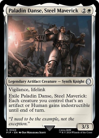 Paladin Danse, Steel Maverick, Universes Beyond: Fallout 20