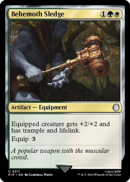 Behemoth Sledge, Universes Beyond: Fallout 211