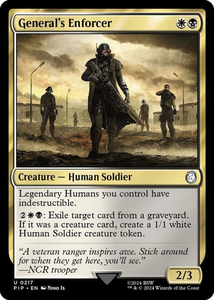 General's Enforcer, Universes Beyond: Fallout 217
