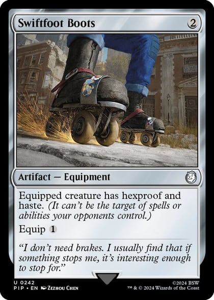 Swiftfoot Boots, Universes Beyond: Fallout 242