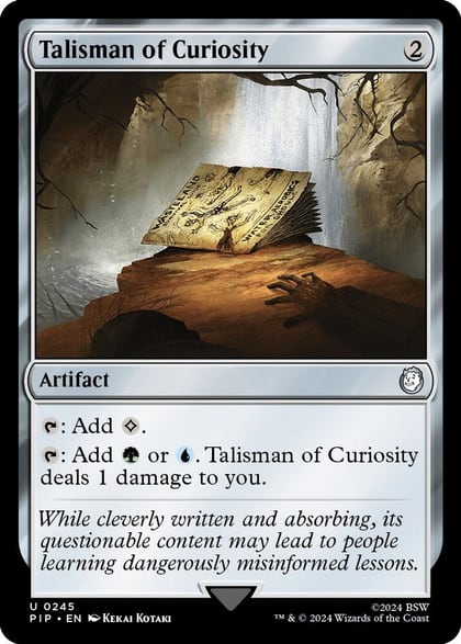 Talisman of Curiosity, Universes Beyond: Fallout 245