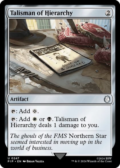 Talisman of Hierarchy, Universes Beyond: Fallout 247