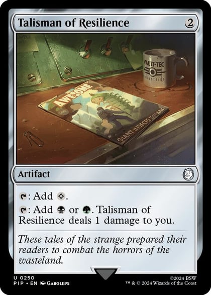 Talisman of Resilience, Universes Beyond: Fallout 250