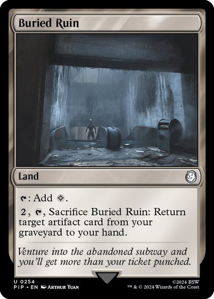 Buried Ruin, Universes Beyond: Fallout 254