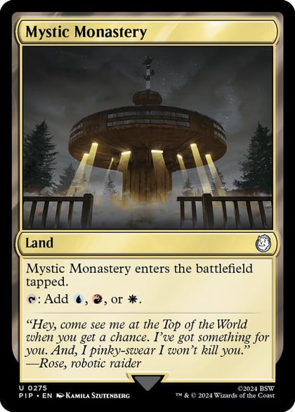 Mystic Monastery, Universes Beyond: Fallout 275