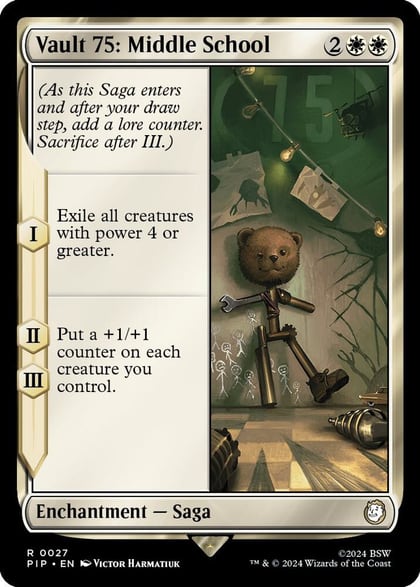 Vault 75: Middle School, Universes Beyond: Fallout 27
