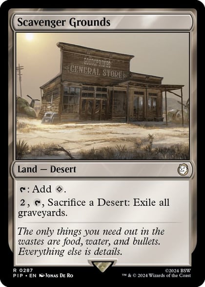 Scavenger Grounds, Universes Beyond: Fallout 287