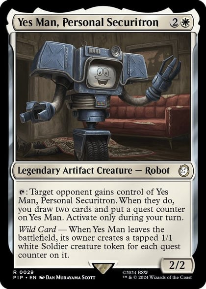 Yes Man, Personal Securitron, Universes Beyond: Fallout 29