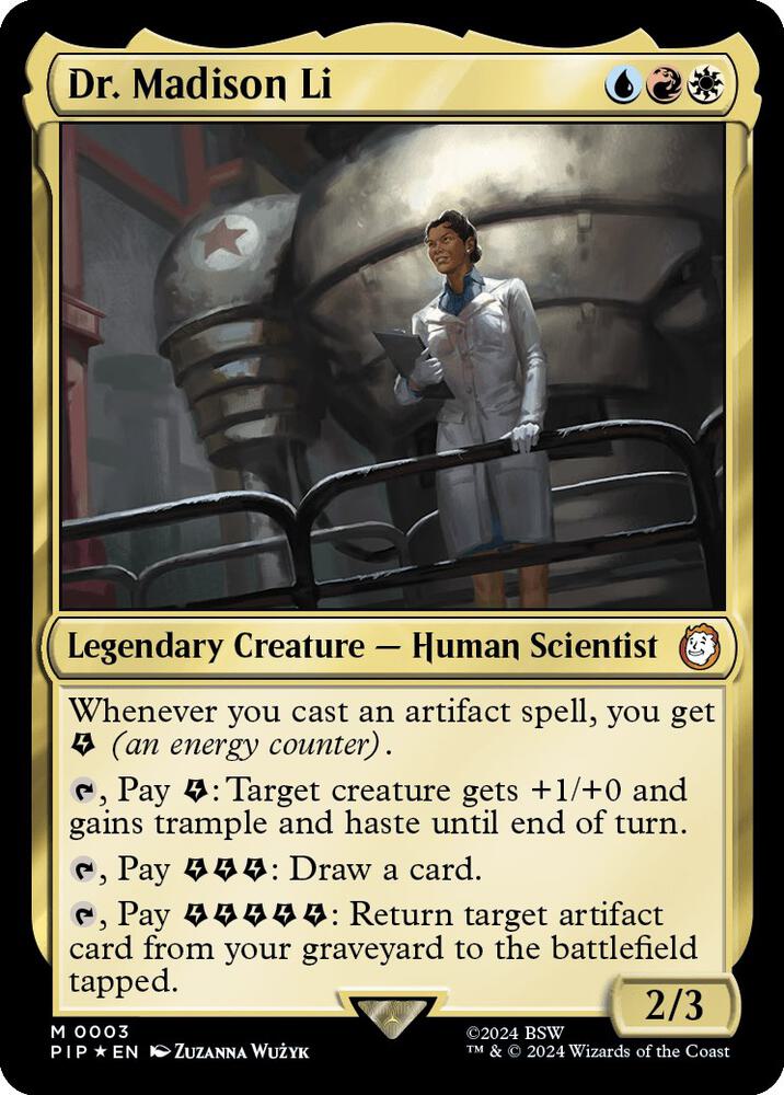 Dr. Madison Li, Universes Beyond: Fallout 3