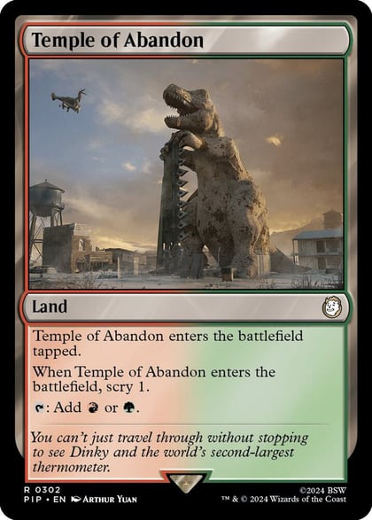 Temple of Abandon, Universes Beyond: Fallout 302