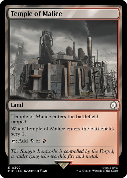 Temple of Malice, Universes Beyond: Fallout 307