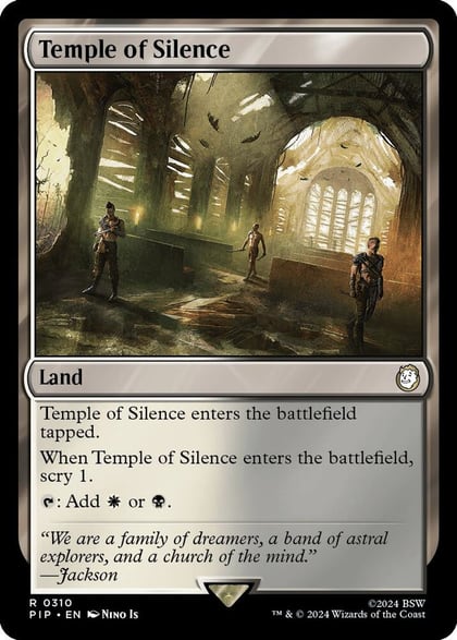 Temple of Silence, Universes Beyond: Fallout 310