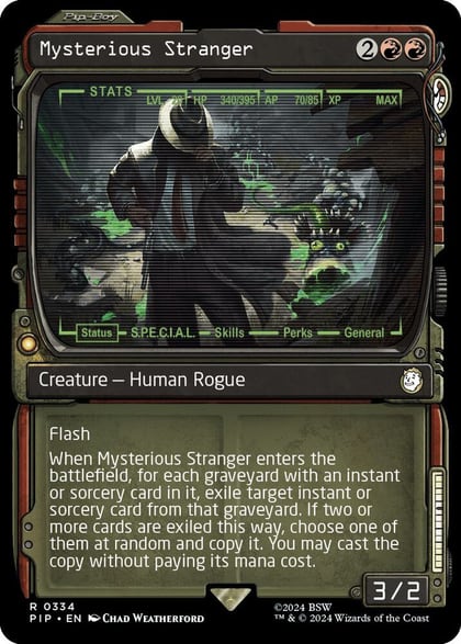 Mysterious Stranger (Showcase), Universes Beyond: Fallout 334