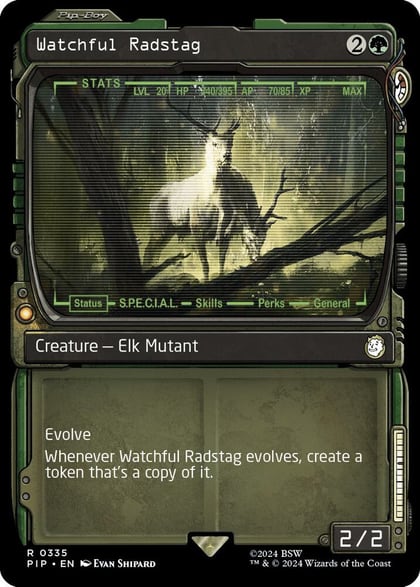 Watchful Radstag (Showcase), Universes Beyond: Fallout 335