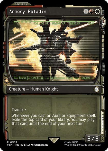 Armory Paladin (Showcase), Universes Beyond: Fallout 337