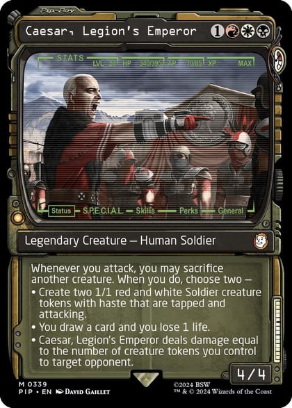 Caesar, Legion's Emperor (Showcase), Universes Beyond: Fallout 339