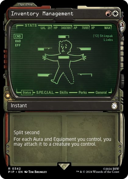 Inventory Management (Showcase), Universes Beyond: Fallout 342