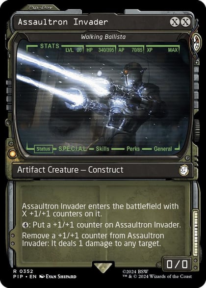 Assaultron Invader - Walking Ballista (Showcase), Universes Beyond: Fallout 352