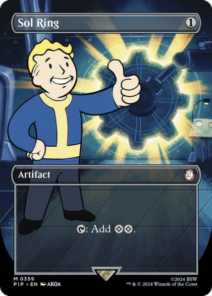 Sol Ring (Borderless), Universes Beyond: Fallout 359