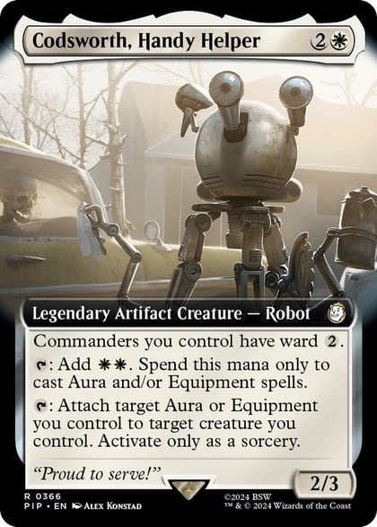 Codsworth, Handy Helper (Extended Art), Universes Beyond: Fallout 366