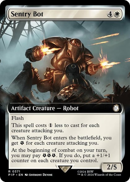 Sentry Bot (Extended Art), Universes Beyond: Fallout 371