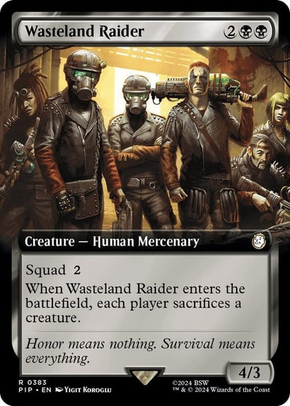 Wasteland Raider (Extended Art), Universes Beyond: Fallout 383