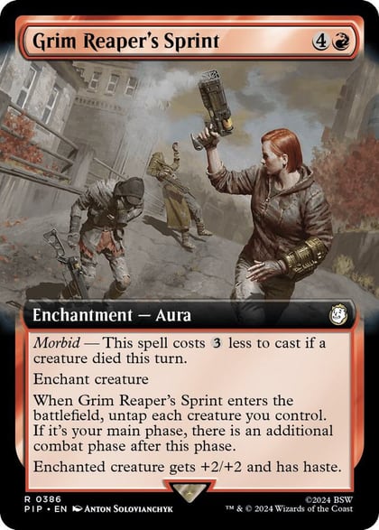 Grim Reaper's Sprint (Extended Art), Universes Beyond: Fallout 386