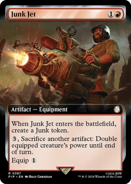 Junk Jet (Extended Art), Universes Beyond: Fallout 387