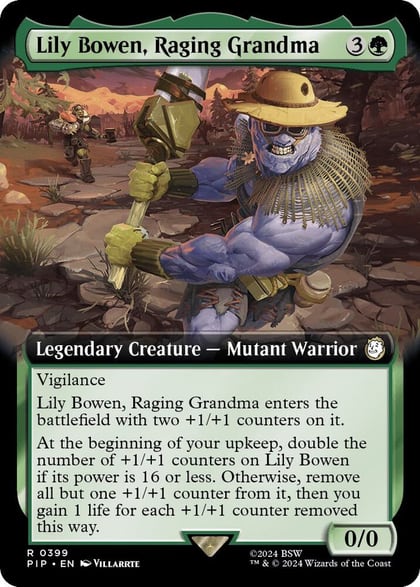 Lily Bowen, Raging Grandma (Extended Art), Universes Beyond: Fallout 399