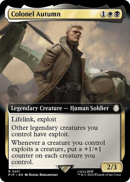 Colonel Autumn (Extended Art), Universes Beyond: Fallout 411