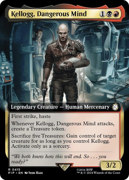 Kellogg, Dangerous Mind (Extended Art), Universes Beyond: Fallout 415