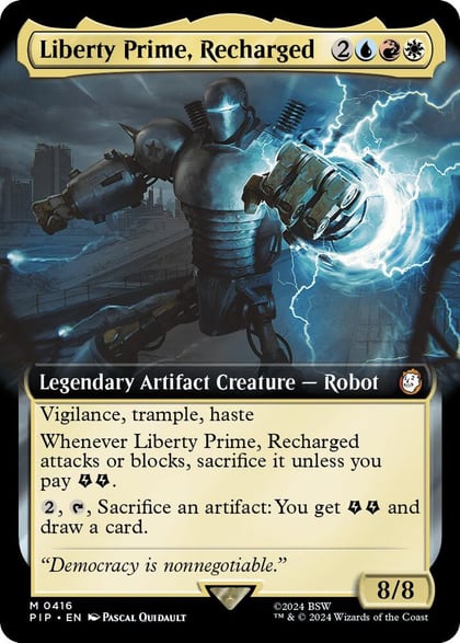 Liberty Prime, Recharged (Extended Art), Universes Beyond: Fallout 416