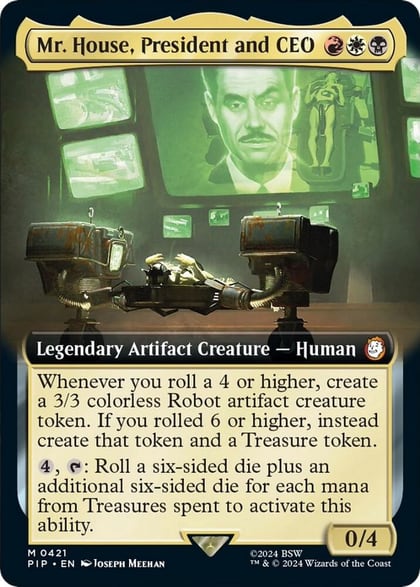 Mr. House, President and CEO (Extended Art), Universes Beyond: Fallout 421