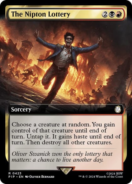 The Nipton Lottery (Extended Art), Universes Beyond: Fallout 423