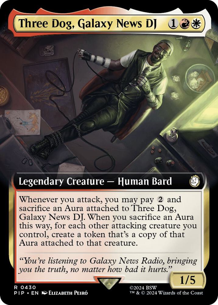 Three Dog, Galaxy News DJ (Extended Art), Universes Beyond: Fallout 430