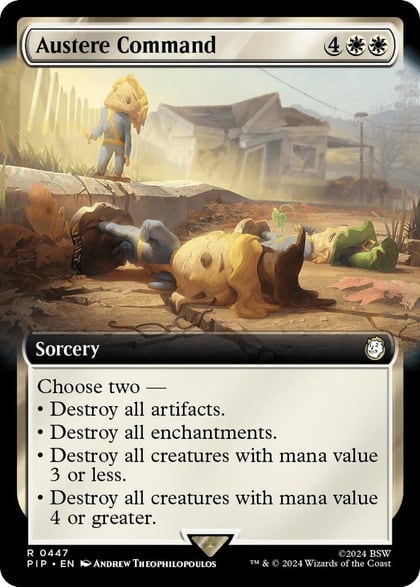Austere Command (Extended Art), Universes Beyond: Fallout 447