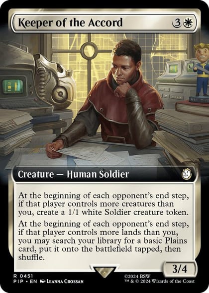 Keeper of the Accord (Extended Art), Universes Beyond: Fallout 451
