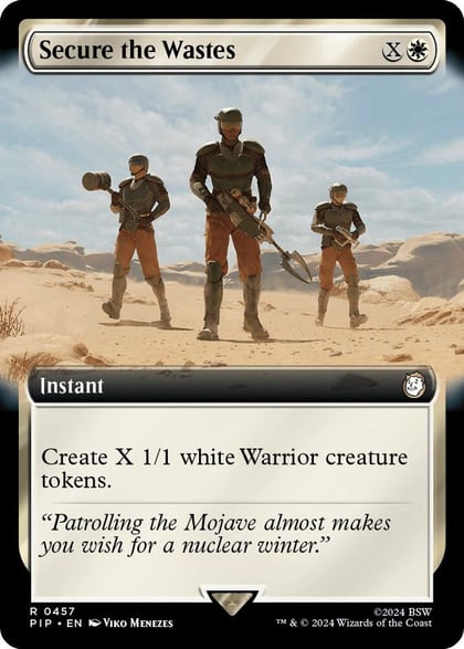Secure the Wastes (Extended Art), Universes Beyond: Fallout 457