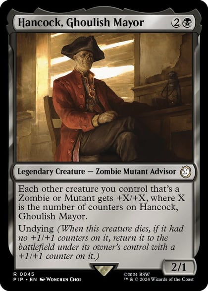 Hancock, Ghoulish Mayor, Universes Beyond: Fallout 45