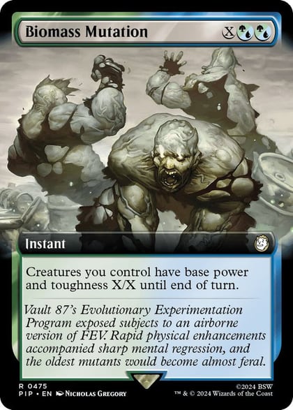 Biomass Mutation (Extended Art), Universes Beyond: Fallout 475