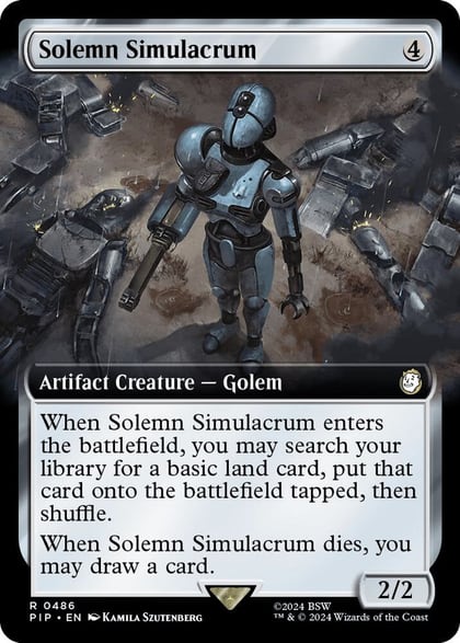 Solemn Simulacrum (Extended Art), Universes Beyond: Fallout 486