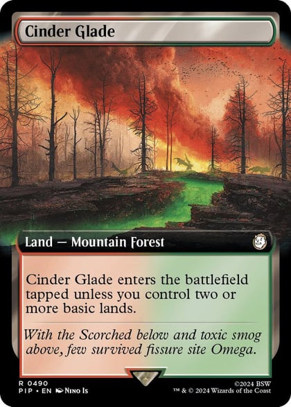 Cinder Glade (Extended Art), Universes Beyond: Fallout 490
