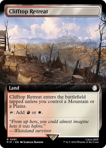 Clifftop Retreat (Extended Art), Universes Beyond: Fallout 491