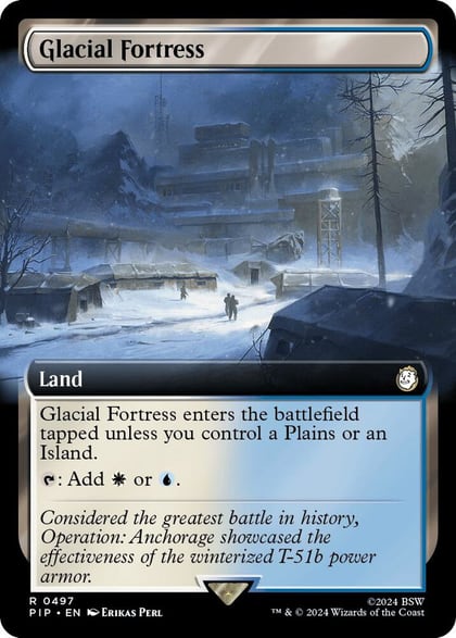 Glacial Fortress (Extended Art), Universes Beyond: Fallout 497