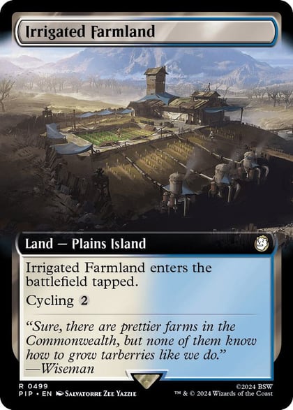 Irrigated Farmland (Extended Art), Universes Beyond: Fallout 499