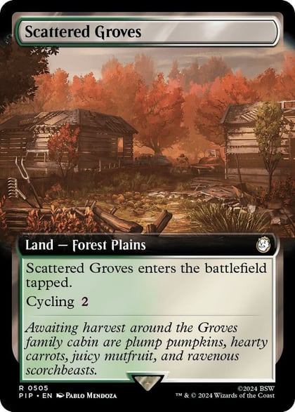 Scattered Groves (Extended Art), Universes Beyond: Fallout 505