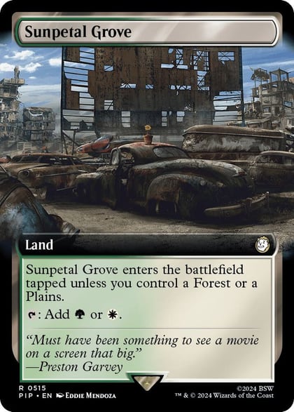 Sunpetal Grove (Extended Art), Universes Beyond: Fallout 515